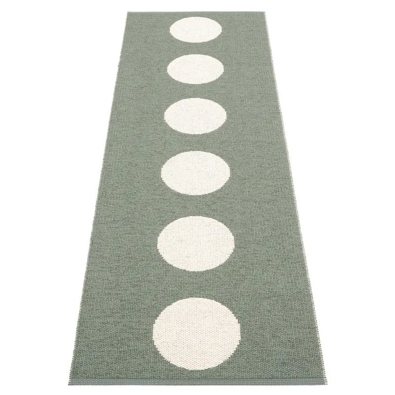 Pappelina Matta Vera, 70 x 225 cm, army/vanilla