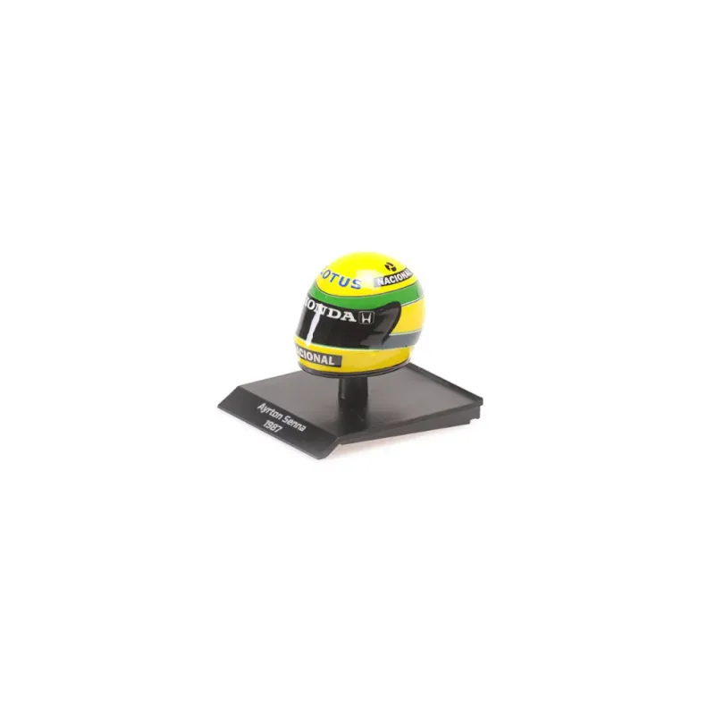 Ayrton Senna - 1987 - Hjälm - Minichamps - 1:10