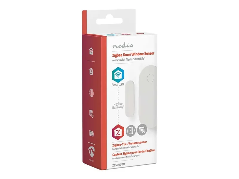 Smart Door / Window Sensor | Zigbee 3.0 | Batteridriven | Android™ / IOS | Vit