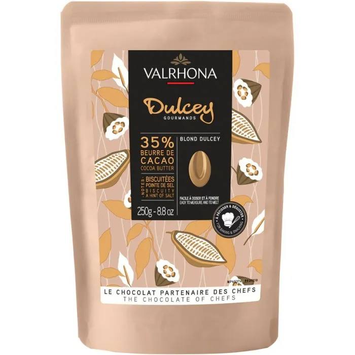 Valrhona Dulcey 35% choklad, 250 g