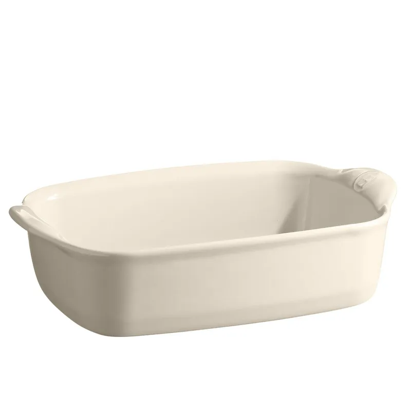 Emile henry Rektangulär ugnsform 0,7 liter, cream