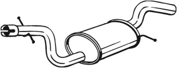 Mittenljuddämpare BOSAL 233-767