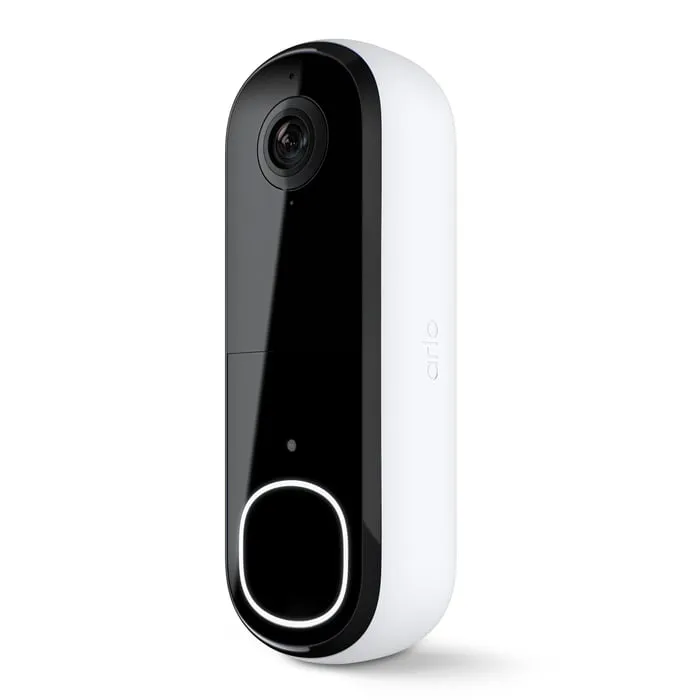 Videodörrklocka – ARLO – AVD4001-100EUS – Direktanslutning till Wi-Fi – Inbyggd sirenljud