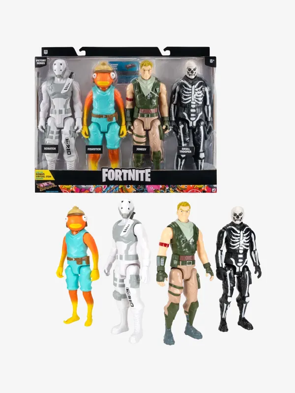 Fortnite Victory Squad Figurer 30cm 4-pack – – Leksaksaffären