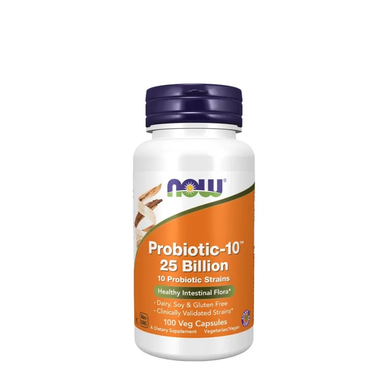 NOW - Probiotic-10, 25 miljarder - 100 vegkapslar