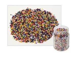 Glaspärlor Basfärger med glans 500g, Playbox