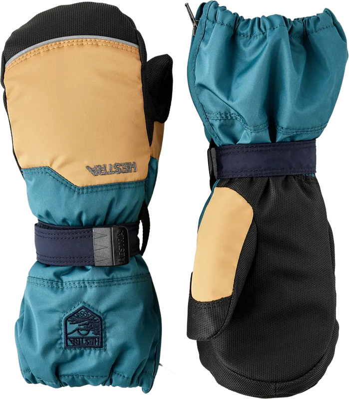 Hestra Baby´s Baby Zip - Mitt Sand/petrol (#0401)