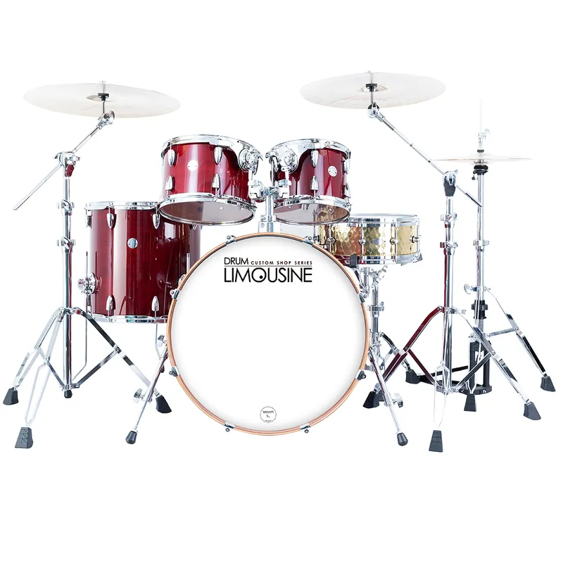 Drum Limousine Custom Shop 22 RD trumset red sparkle