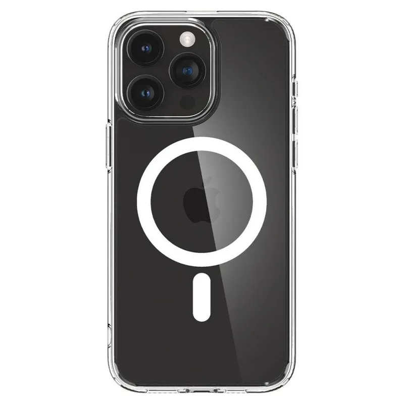 Spigen Mobilskal till iPhone 15 Pro Magsafe Hybrid – Vit