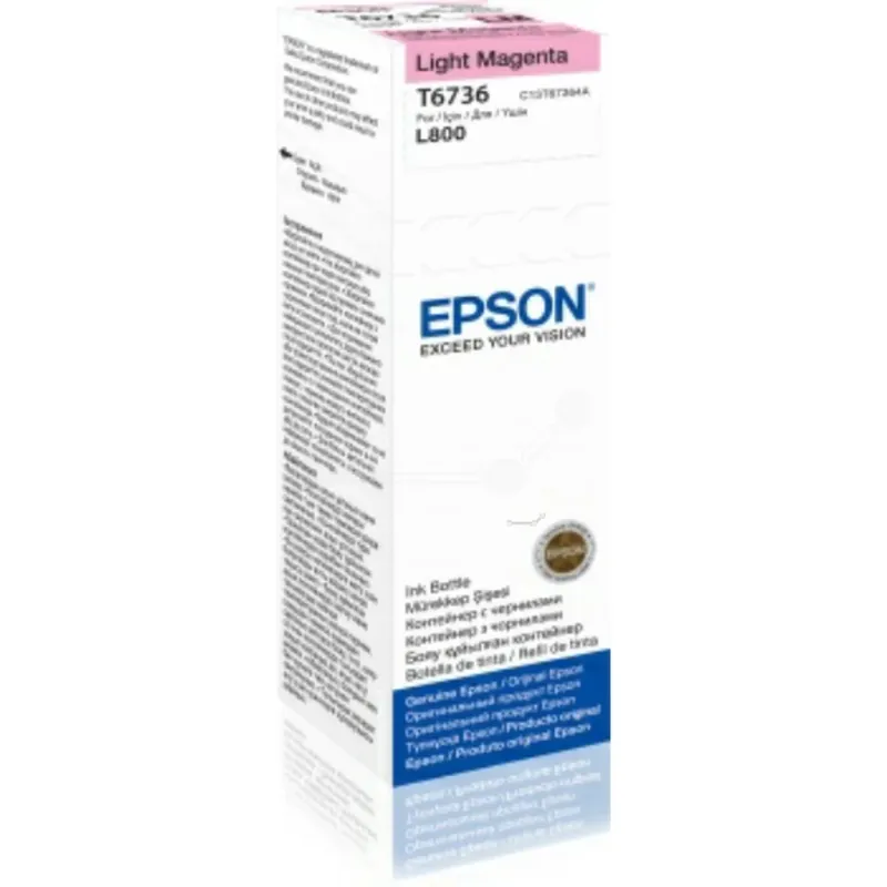 Epson påfyllnadsbläck T6736 original ljus magenta 70 ml