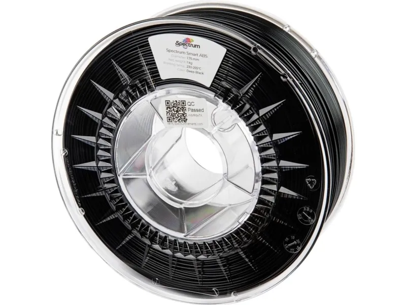 Spectrum 3D Filament / Smart ABS / Deep Black / ⌀ 1.75 mm / 1 kg