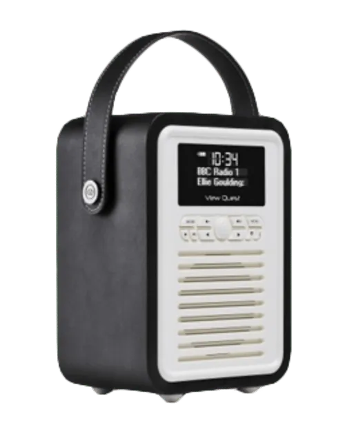 View Quest VQ Retro Miniradio - Svart