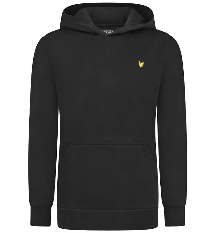 Lyle & Scott Hoodie – Jet Black (#3715)