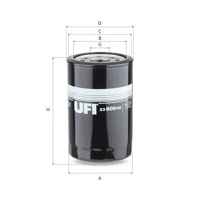 Oljefilter UFI 23.809.00