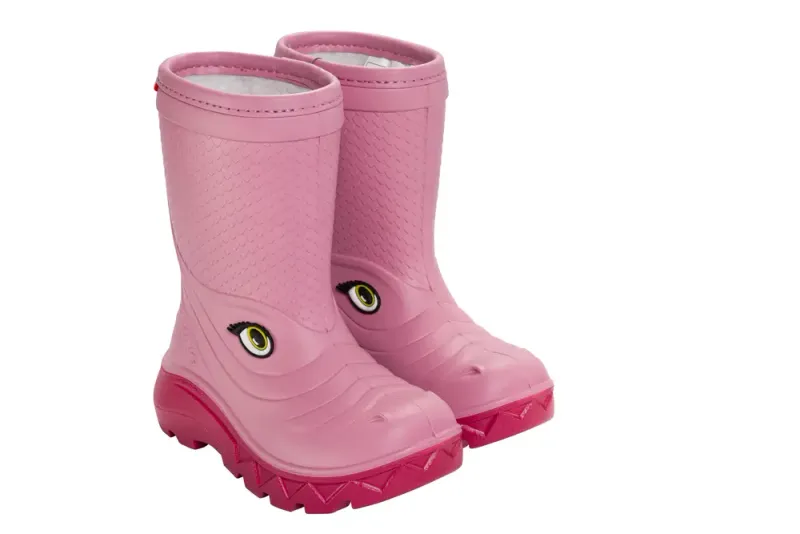 Viking Claw Fodrade Gummistövlar, Rosa, 26