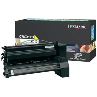 Lexmark C782X1YG Tonerkassett gul 15.000 sidor