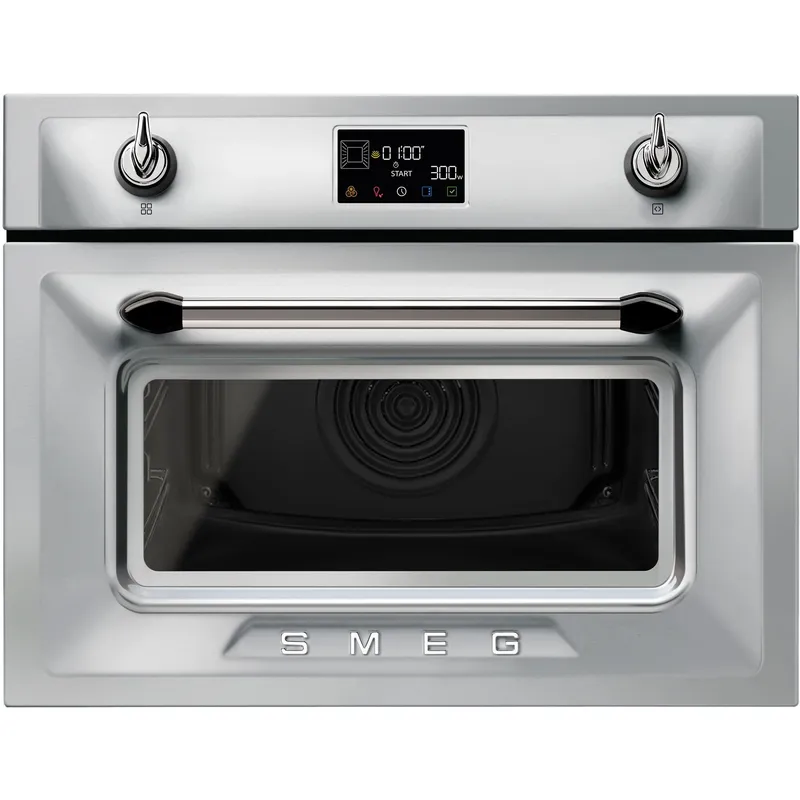 Smeg SO4902M1X Kombinationsmikrovågsugn 40 liter, rostfritt stål