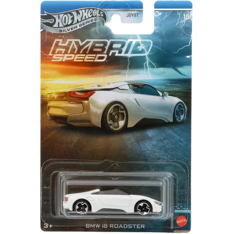 BMW i8 Roadster – Vit – Hybrid Speed – Hot Wheels