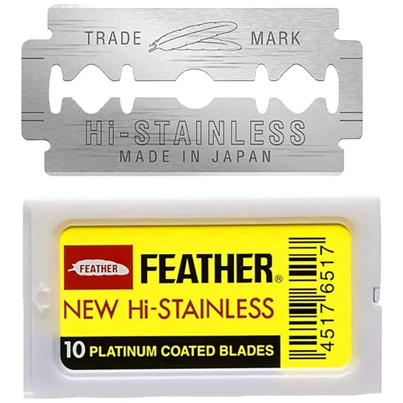 Feather Dubbelrakblad 10-pack (20 st.)