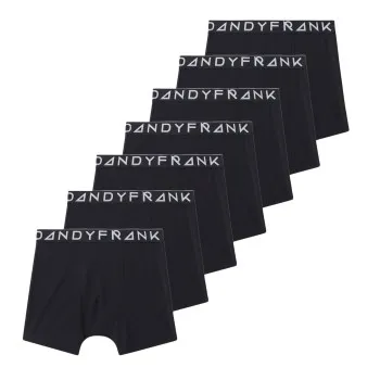 Frank Dandy Kalsonger 14P Solid Tencel Boxers Svart lyocell Medium Herr