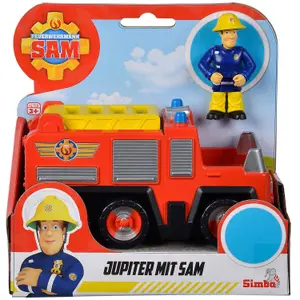 Brandbil Jupiter & Figur Brandman Sam