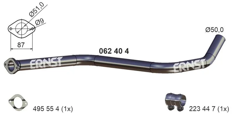 Avgasrör ERNST 062404
