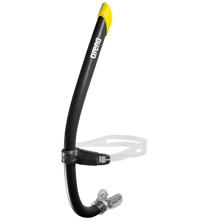 Arena frontsnorkel - Swim Pro III - Svart - Snorkel vuxen (+16 år) (Bäst i test)