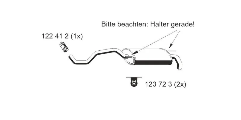 Bakre ljuddämpare ERNST 640237