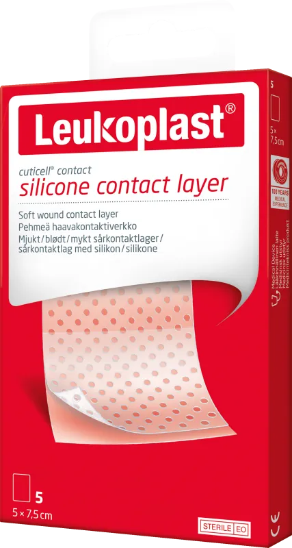 Leukoplast cuticell contact 5 x 7,5 cm 5 st