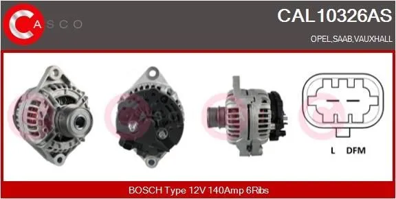 Generator CASCO CAL10326AS