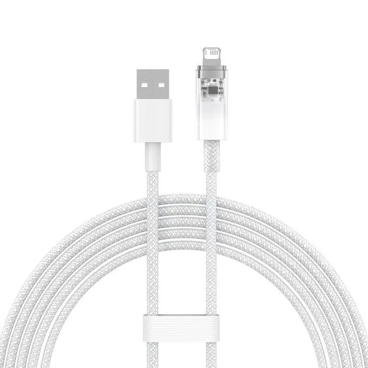 Baseus Fast Charging cable USB-A to Lightning Explorer Series 2m 2.4A (white)
