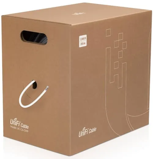 Ubiquiti UniFi Cable Cat6 CMP - Vit - 305m