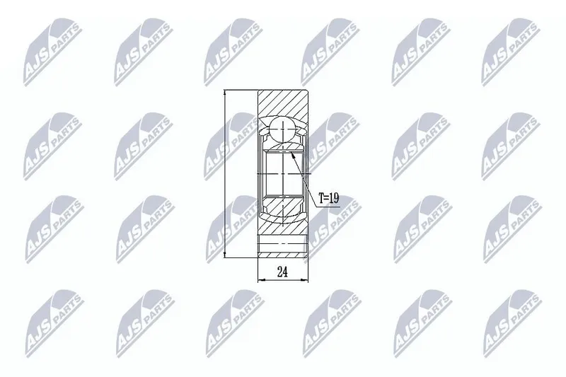 Ledsats, drivaxel NTY NPW-HD-013