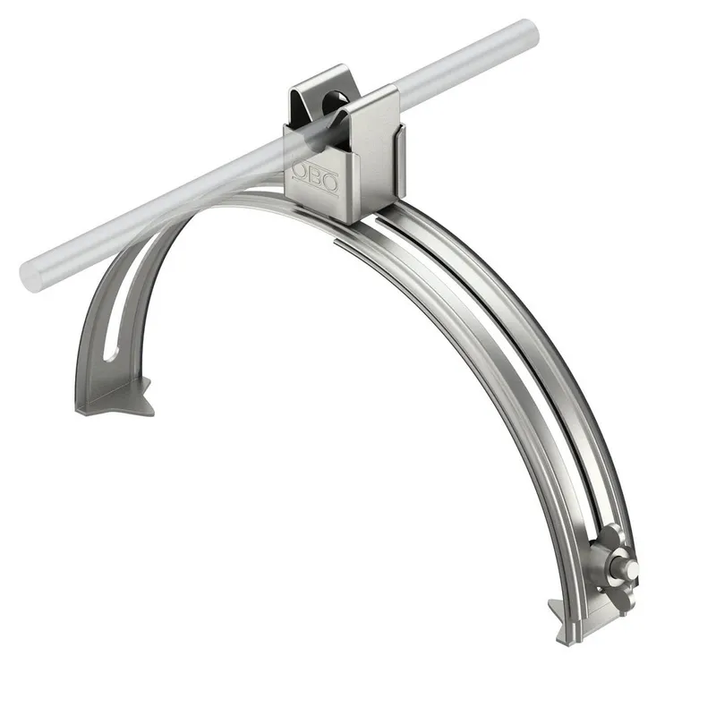 Obo Bettermann 5202833 Nocktegelkramla med snäppklämma 8 mm, rostfritt stål