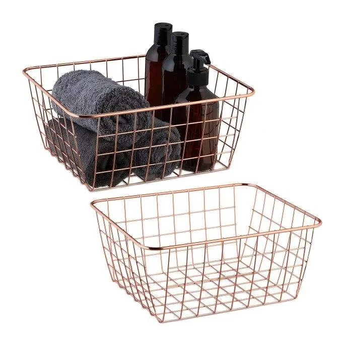 Trådkorgset om 2 roséguld