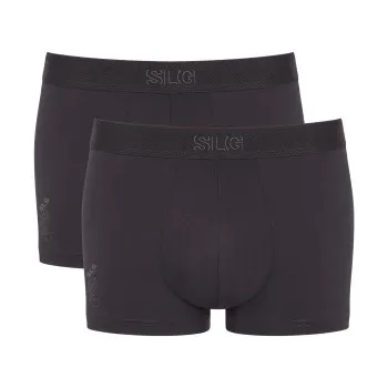Sloggi Kalsonger 2P SLG Base Trunk Mörkgrå bomull Medium Herr