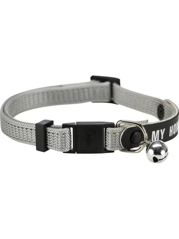 Trixie Cat collar with My Home address tag - Assorted