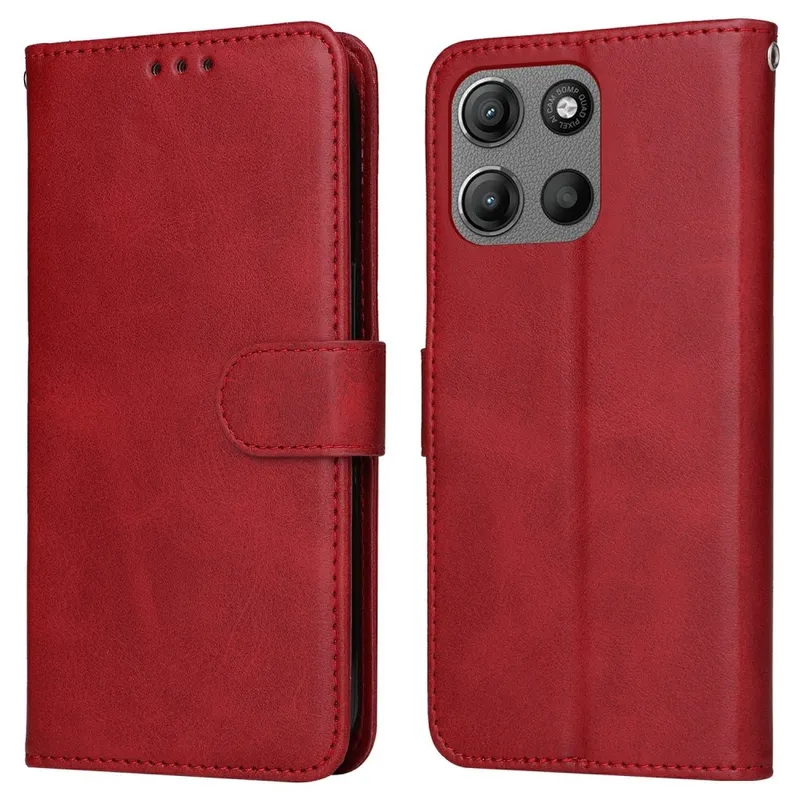 SKALO Motorola Moto G15 Power PU-läder Plånboksfodral (#7264)