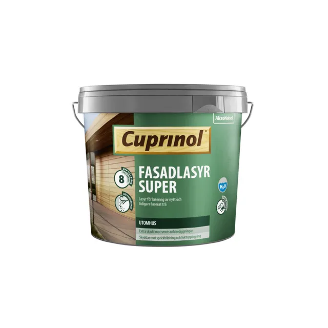 FASADLASYR CU SVART 61 1L SUPER CUPRINOL UTOMHUS | Beijerbygg Byggmaterial