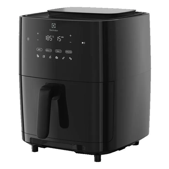 Electrolux EAF7SB, Varmluftsfritös, 6,9 l, 40 ° C, 200 ° C, 90 min, Single