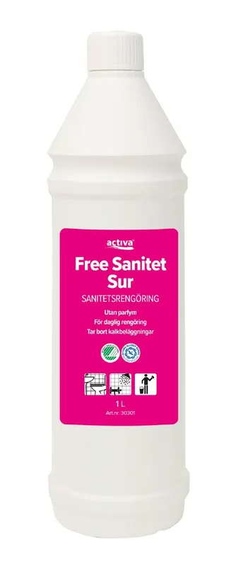 Sanitetsrent ACTIVA Free 1L