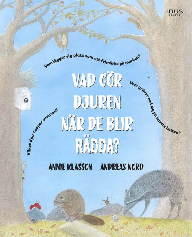 Vad gör djuren när de blir rädda?, E-bok