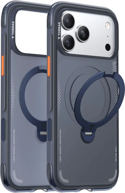 Torras Ostand Q3 Air - deep blue- iPhone 17 Pro Max