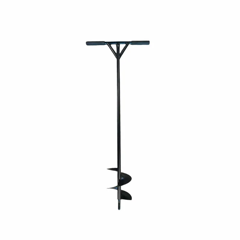 Jordborr 150 mm - Ergonomiskt handtag, stålspiral
