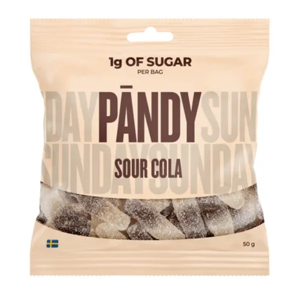 Pändy Candy Sour Cola Gelégodis 50g