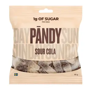Pändy Candy Sour Cola Gelégodis 50g