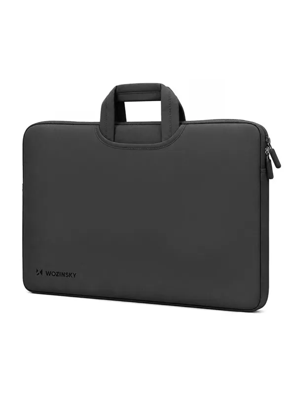 Wozinsky WNT-17B 17.3″ Laptop Bag with Retractable Neoprene Handle - Black