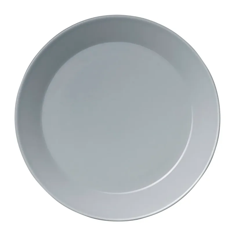 IIttala - Teema 6 st Mat Tallrikar 26 cm Pärlgrå design Kaj Franck
