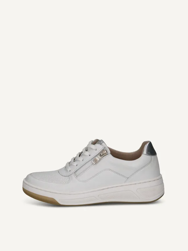 CAPRICE Sneaker, white, made of Leather, Size 36 (#1023)