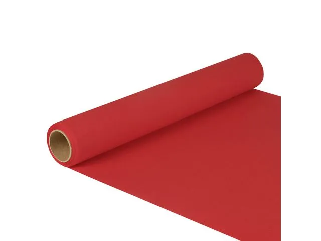 PAPSTAR ROYAL Collection – Bordslöpare – Storlek 40 cm x 5 m – engångsvara – röd